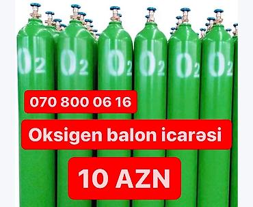 kislarod balon: Oksigen balon icarəsi satişi — 1
