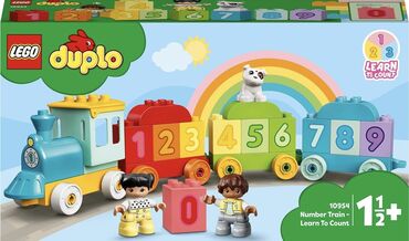 uşaq inkişafı metodikası: Lego Duplo (ORIGINAL) rəqəm qatarı dəsti uşaqlara oynayarkən saymağı