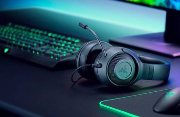 наушники razer electra: Полноразмерные, Razer, Б/у, Проводные, Классические