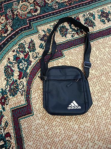 rf 3: Сумка через плечо Adidas (компактная) - Цвет: черный, белый логотип — 3