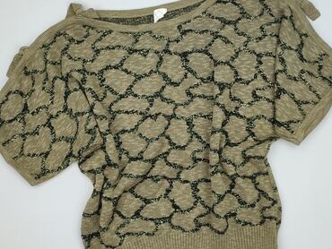 koszulka z opadajacym ramieniem: Sweter damski, L
