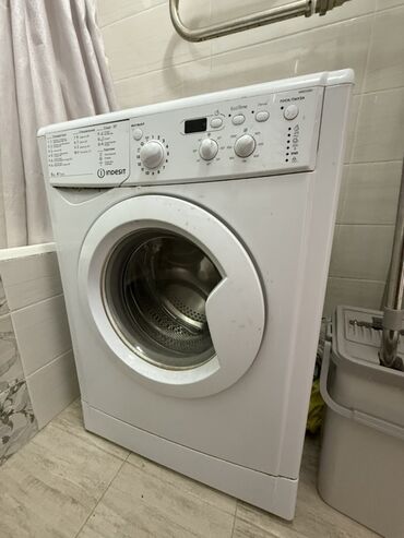 стиральные машины полуавтоматы с отжимом цены: Кир жуучу машина Indesit, Колдонулган, Автомат, 5 кг чейин, Толук өлчөм