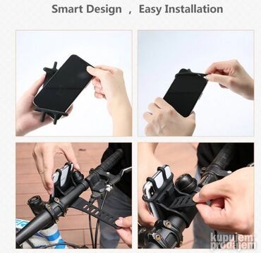 Dodaci za bicikl: NOVO Silikonski Držač, nosač za mobilni za bicikl. Stabilan nosač za na lalafo.rs — 8 Dodaci za bicikl: NOVO Silikonski Držač, nosač za mobilni za bicikl. Stabilan nosač za — 8