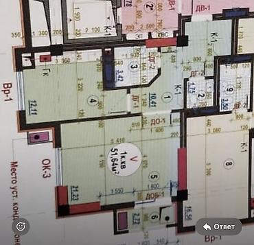 1 комната, 50 м², Элитка, 3 этаж