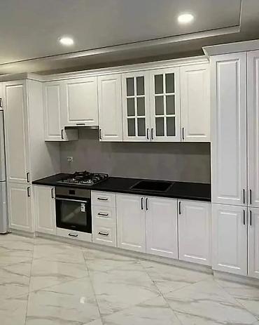 Sifarişlə mətbəx mebeli: Sifarişlə mətbəx dəsti, Özü çəkən petlələr, Mat laminat, Kredit yoxdur, Pulsuz çatdırılma, Rayonlara çatdırılma — 9