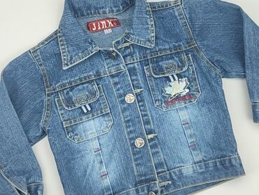 kurtki lv: Children's jeans jacket, 3-4 years, 98-104 cm, condition - Perfect