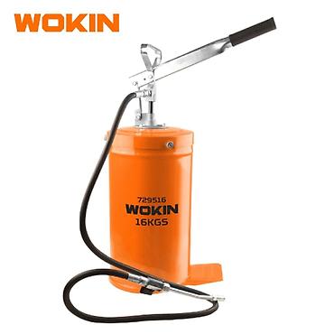 Автосервисное оборудование: WOKIN Mexanik Qres Yağ Pompası 16 KG – Peşəkar Yağlama Aləti WOKIN 16 — 1