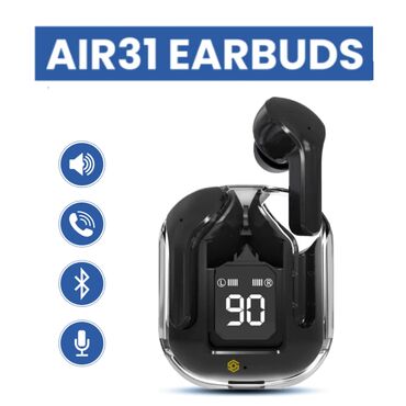 Qulaqlıqlar: Air31 Bluetooth Qulaqcıq
Narahat olmatın keyfiyyətlidi