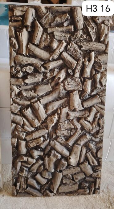 Dekorativ daşlar: Divarlar üçün nəzərdə tutulmuş bu dekorativ panellər, otaqlarınıza — 10