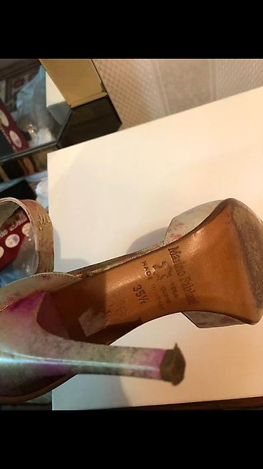 Tuflilər: Tuflilər, Ölçü: 35.5, rəng - Qızılı, İşlənmiş — 4