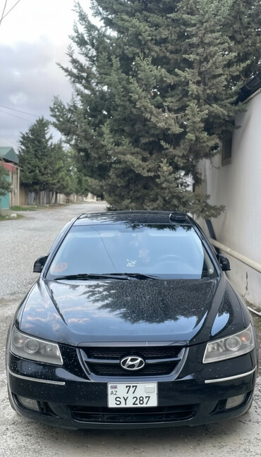 Hyundai: Hyundai Sonata sedan – qara rəng, 4 qapı, AZ 77-SY-287 dövlət nömrə — 1