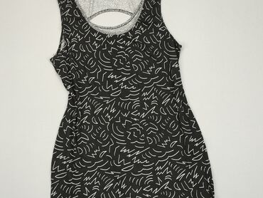 sukienki czarno białe: Sukienka, L, stan - Dobry