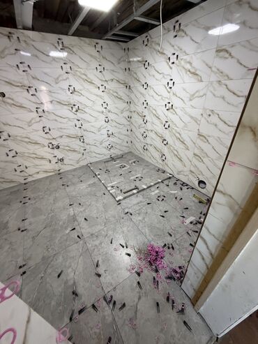 Укладка плитки: Профессиональная укладка керамической плитки и устройство душевой зоны — 5