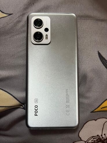 телефон токтогул: Poco X4 GT, Б/у, 256 ГБ, цвет - Серебристый, 2 SIM