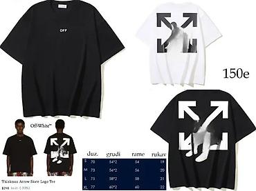 Majice: Men's T-shirt Off-White, bоја - Crna — 6