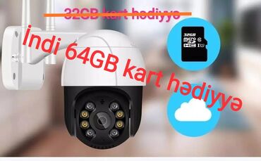 2203 elan | FOTO VƏ VIDEOKAMERALAR: İp kamera,Wifi kamera,PTZ.🏙️🌆Çol üçün.💾Heçnəyə ehtiyac yoxdur öz