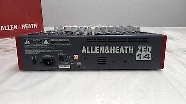 mp3 плееры купить: Allen & Heath ZED‑14 — компактный профессиональный стерео-микшер — 4