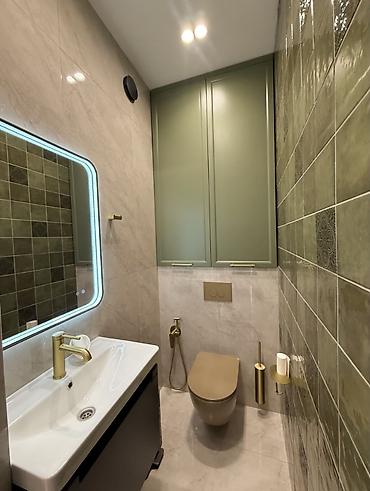 памир строй: 2 комнаты, 83 м², Асанбай мкр Элитка, 3 этаж, Евроремонт — 3