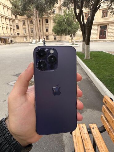 iphone 7 plus qiymeti islenmis: IPhone 14 Pro Max, 256 GB, Deep Purple, Simsiz şarj