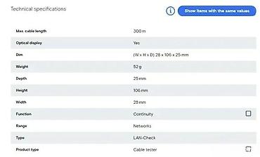 Multimetri: Laserliner LAN-Check – tester za Ethernet/LAN kablove - Profesionalni — 5