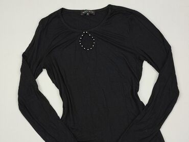 bluzki czarne z długim rękawem: Bluzka Damska, M, stan - Bardzo dobry