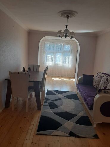 Uzunmüddətli kirayə mənzillər: Qarayev metrosuna 1 dəq məsafədə 5/3 mərtəbə təmirli ev uzunmüddətli — 12