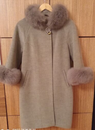 zhenskie kozhanye palto: Пальто Fashion Girl, M (EU 38), цвет - Серый