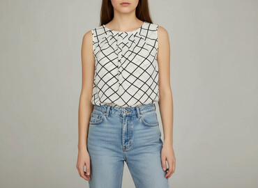 łaty na spodnie do prasowania: REGINA FASHION, Women's blouse, size S (EU 36)