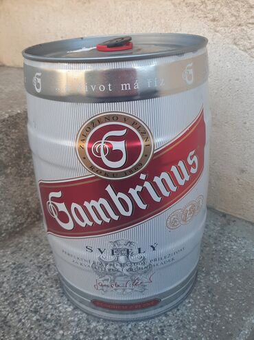 Ostalo posuđe: Gambrinus bure od piva 5l prazno 5l raritet lično preuzimanje bg ili — 8