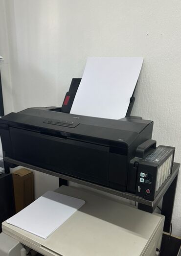 epson printer: Струйный принтер 🖨️ Epson L1800 4 года владения с комплектом красок с
