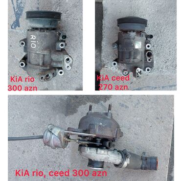 hava kompresörü qiymetleri: Kia KiA ceed, KiA rio, Orijinal, İşlənmiş