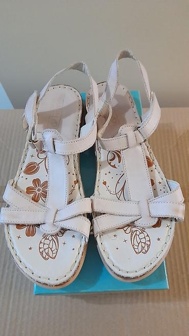 Босоножки, сандалии, шлепанцы: Босоножки, 38, Donna Moda, Новый, цвет - Бежевый, Самовывоз — 23