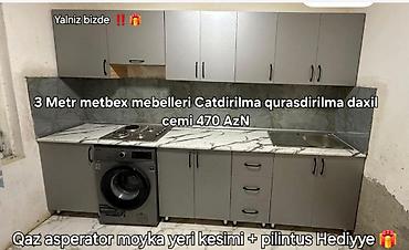 Sifarişlə mətbəx dəsti, Özü çəkən petlələr, DSP, Kredit yoxdur