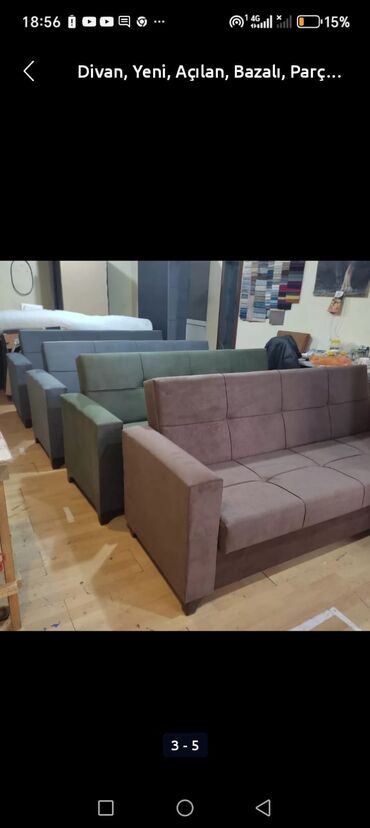Divanlar: Divan, Açılan, Bazalı, Parça, Ödənişli çatdırılma — 1