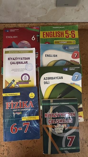 Məktəb və ingilis dili üzrə dərslik/toplular paketi Paketə daxildir