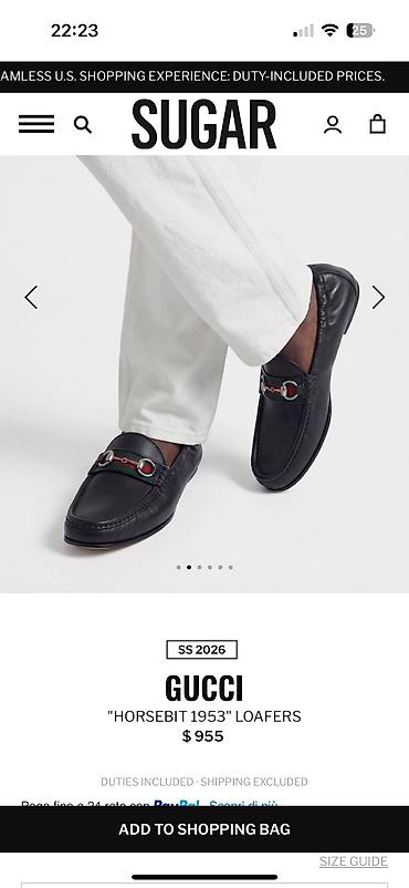 гуччи: Мужские кожаные рубберы GUCCI (макасы, туфли и как та их ещё называют) — 5