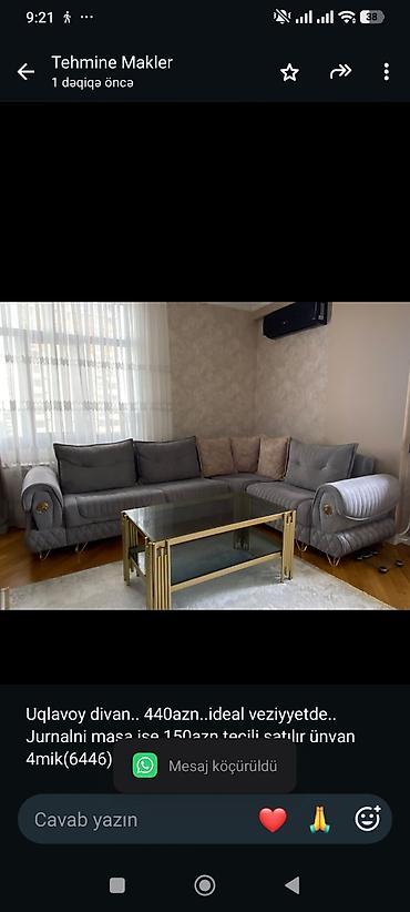Uqlavoy divan. 440azn. ideal veziyyetde. Jurnalni masa ise 150azn lalafo.az -da Uqlavoy divan. 440azn. ideal veziyyetde. Jurnalni masa ise 150azn