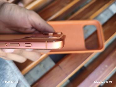 se iphone: IPhone 17 Pro Max, Б/у, 256 ГБ, Оранжевый, Чехол, 93 % — 3