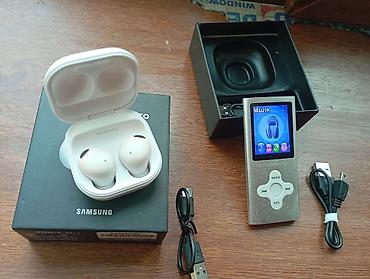 Səsgücləndiricilər, qulaqlıqlar və mikrofonlar: Məhsul: Samsung Galaxy Buds2 Pro (ağ rəng) Xüsusiyyətlər: - “Sound by — 6