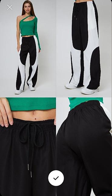 Спортивные штаны: Спортивные штаны unisex, силуэт oversize. - Дизайн: контрастные — 8