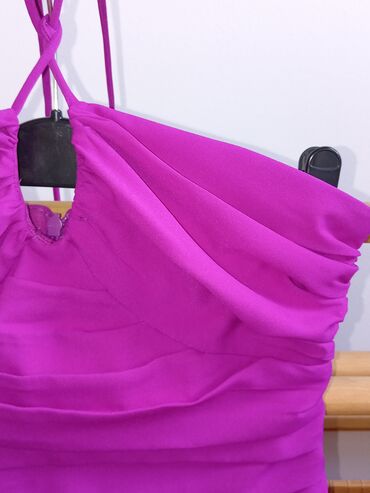 kozne jakne sa krznom zara: M (EU 38), color - Purple, Evening, Without sleeves at lalafo.rs kozne jakne sa krznom zara: M (EU 38), color - Purple, Evening, Without sleeves