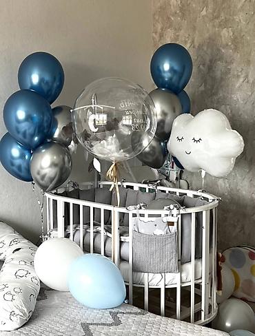 Воздушные шары и принадлежности: Гелевые шары Выписка из роддома День рождения, Юбилей У нас есть — 16