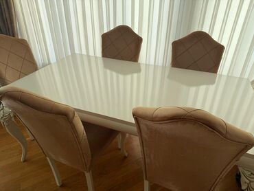 кухонные стулья: Endirim olundu ❗Masa dəsti satılır 300₼. Tam ideal vəziyyətdə.Heç bir
