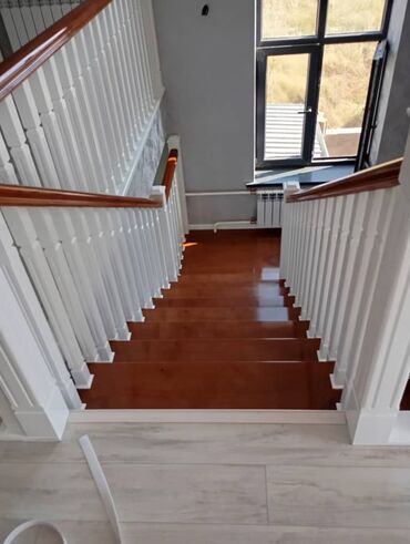 Деревянные лестницы: Лестницы из дерево на любой вкус перилы из дерево или стекла Я орозбек — 5