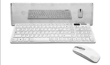 fly sl130: Bežična tastatura + miš k-06 bela. bežična tastatura + miš k-06 bela — 1