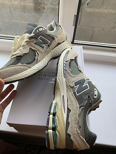 бу чехлы: Мужские кроссовки, 40, 41, 41.5, New Balance, Новый, цвет - Серый, Самовывоз, Бесплатная доставка, Платная доставка — 2