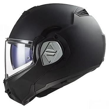 icon hunter 14: Moderna modularna kaciga za motocikl u mat crnoj boji, dizajnirana za — 3