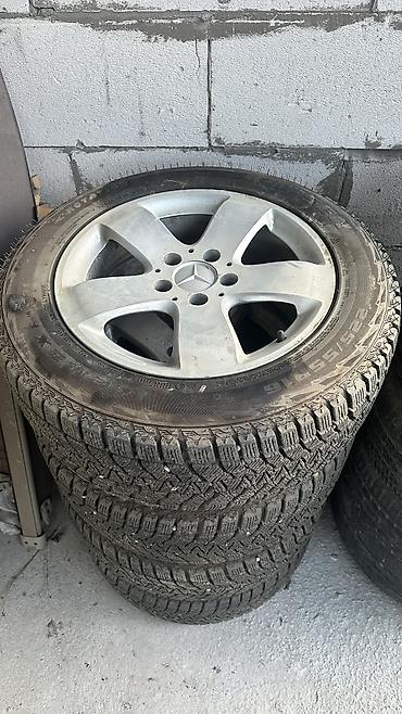 Колеса в сборе 225 / 55 / R 16, Зима, Б/у, Комплект, Легковые, Литые, отверстий - 5