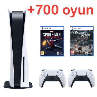 ps5 aliram: Ps 5.+2 eded original pult.+700 oyun online