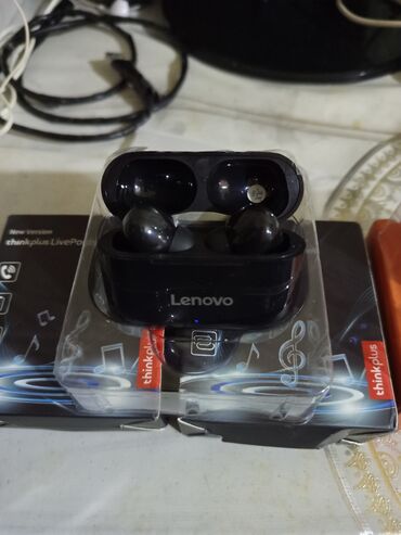 Qulaqcıqlar: Yeni Simsiz (Bluetooth) Qulaqcıqlar, Lenovo, rəng - Ağ — 8